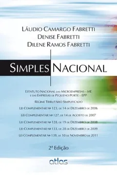 Livro Simples Nacional. Estatuto Nacional das Microempresas-ME e das Empresas de Pequeno Porte-EPP - Resumo, Resenha, PDF, etc.