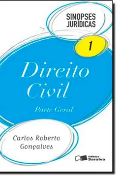Capa do livro Sinopses Juridicas - V. 01 - Direito Civil - Parte Geral
