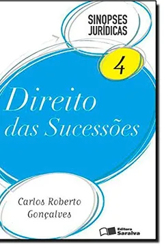 Capa do livro Sinopses Juridicas - V. 04 - Direito Das Sucessoes