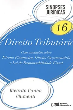 Capa do livro Sinopses Juridicas  V.16 - Direito Tributario