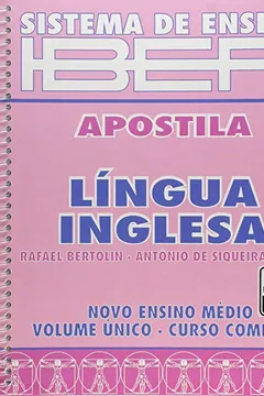 Livro Sistema de Ensino IBEP. Apostila. Língua Inglesa - Volume Único - Resumo, Resenha, PDF, etc.
