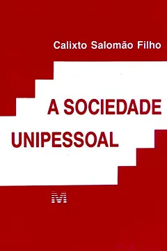 Capa do livro Sociedade Unipessoal