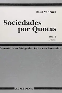 Capa do livro Sociedades Por Quotas  - Volume 1