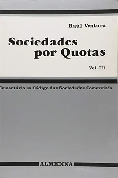 Capa do livro Sociedades Por Quotas  - Volume 3