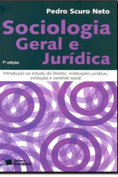 Capa do livro Sociologia Geral e Jurídica