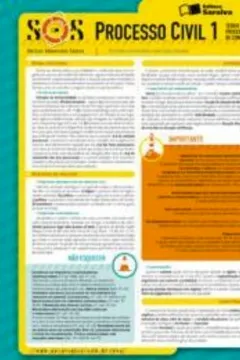Capa do livro Sos - V. 18 - Processo Civil 1