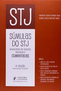 Livro Súmulas do STJ. Comentadas, Anotadas e Organizadas por Assunto - Resumo, Resenha, PDF, etc.