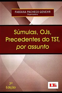 Capa do livro Súmulas, OJs, Precedentes do TST, por Assunto