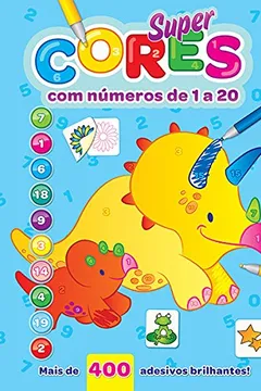 Capa do livro Super Cores com Números de 1 ao 20