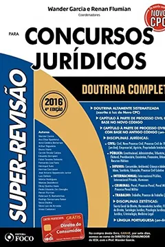 Livro Super Revisão Para Concursos Jurídicos. Doutrina Completa - Resumo, Resenha, PDF, etc.