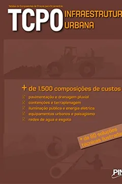 Livro TCPO Infraestrutura Urbana - Resumo, Resenha, PDF, etc.
