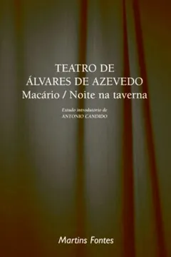 Capa do livro Teatro de Alvares de Azevedo. Macário / Noite na Taverna