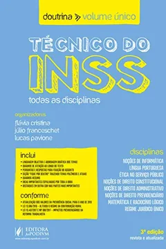 Livro Técnico do INSS: Todas as Disciplinas - Resumo, Resenha, PDF, etc.