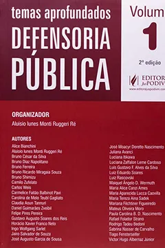 Capa do livro Temas Aprofundados da Defensoria Pública - Volume 1