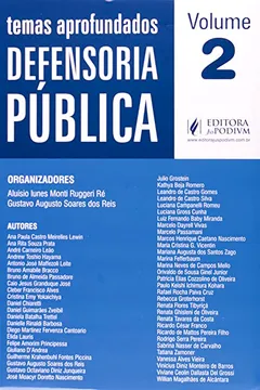 Livro Temas Aprofundados da Defensoria Pública - Volume 2 - Resumo, Resenha, PDF, etc.