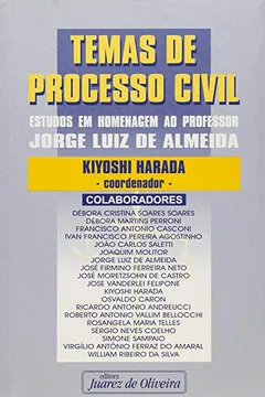 Livro Temas De Processo Civil - Resumo, Resenha, PDF, etc.