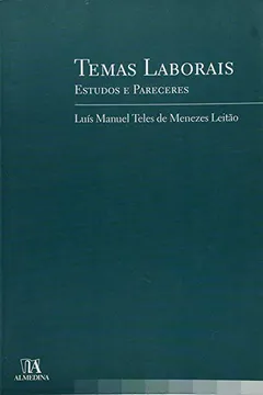Livro Temas Laborais Estudos E Pareceres - Resumo, Resenha, PDF, etc.