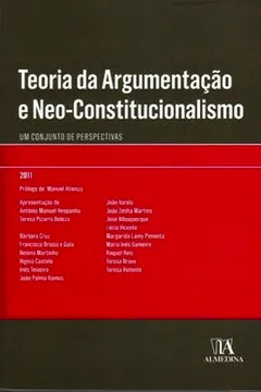 Capa do livro Teoria da Argumentação e Neo-Constitucionalismo. Um Conjunto de Perspectivas