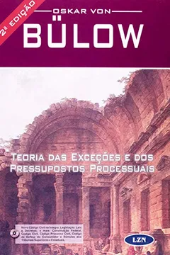 Livro Teoria Das Exceções E Dos Pressupostos Processuais - Resumo, Resenha, PDF, etc.