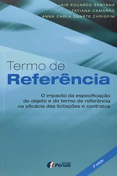 Livro Termo de Referência - Resumo, Resenha, PDF, etc.