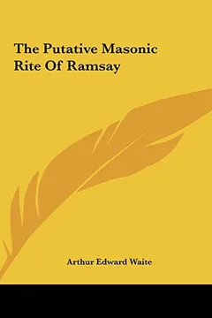 Livro The Putative Masonic Rite of Ramsay - Resumo, Resenha, PDF, etc.