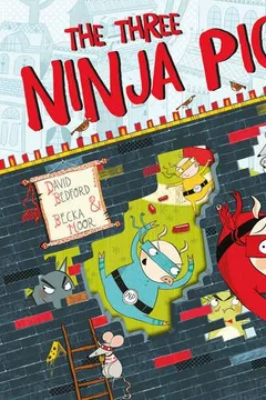 Capa do livro The Three Ninja Pigs