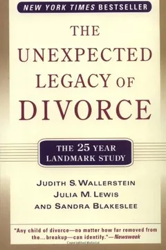 Capa do livro The Unexpected Legacy of Divorce: The 25 Year Landmark Study