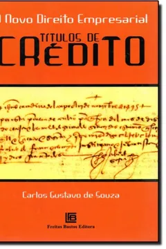 Livro Titulos De Credito - Resumo, Resenha, PDF, etc.