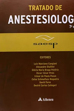 Capa do livro Tratado de Anestesiologia SAESP - 2 Volumes