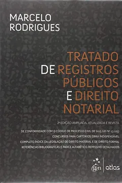 Livro Tratado de Registros Públicos e Direito Notarial - Resumo, Resenha, PDF, etc.