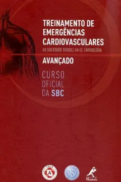 Capa do livro Treinamento de Emergências Cardiovasculares. Da Sociedade Brasileira de Cardiologia