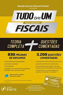 Livro Tudo em Um Para Carreiras Fiscais - Resumo, Resenha, PDF, etc.