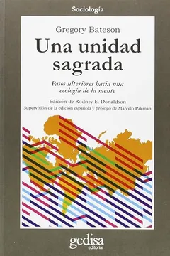 Capa do livro Una Unidad Sagrada - Pasos Ulteriores Hacia Una Ecologia de La Mente