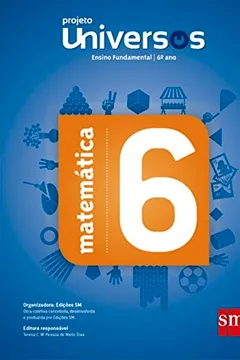 Capa do livro Universos. Matemática 6