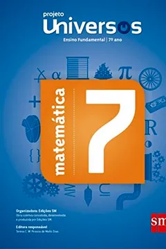 Capa do livro Universos. Matemática 7