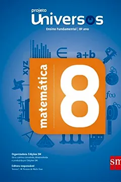 Capa do livro Universos. Matemática 8