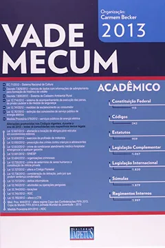 Livro Vade Mecum Acadêmico - Resumo, Resenha, PDF, etc.
