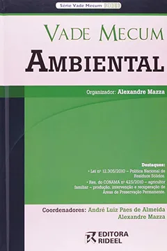 Livro Vade Mecum Ambiental - Resumo, Resenha, PDF, etc.
