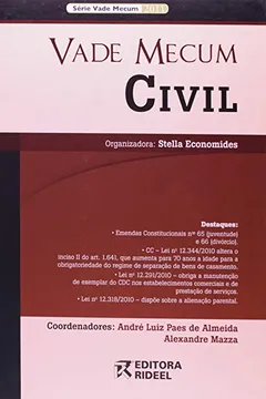 Livro Vade Mecum Civil - Resumo, Resenha, PDF, etc.