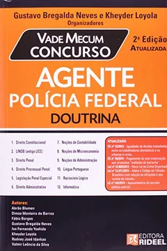 Livro Vade Mecum Concurso. Agente da Polícia Federal. Doutrina - Resumo, Resenha, PDF, etc.