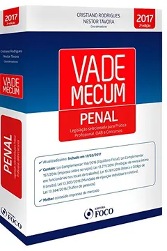 Livro Vade Mecum de Legislação. Penal - Resumo, Resenha, PDF, etc.