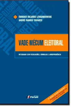 Livro Vade-mécum Eleitoral - Resumo, Resenha, PDF, etc.