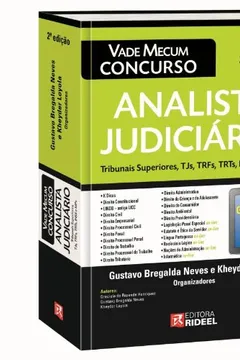 Livro Vade Mecum Esquemas de Estudos. Analista Judiciário - Resumo, Resenha, PDF, etc.