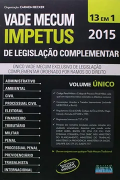 Livro Vade Mecum Impetus de Legislação Complementar - Resumo, Resenha, PDF, etc.