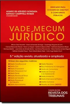 Livro Vade Mecum Jurídico RT - Resumo, Resenha, PDF, etc.