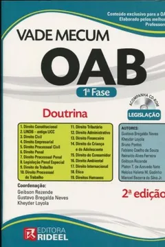 Livro Vade Mecum Oab - 1 Fase - Doutrina - Resumo, Resenha, PDF, etc.