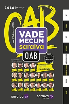 Livro Vade Mecum Oab Saraiva. 2018 - Resumo, Resenha, PDF, etc.