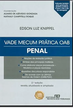 Livro Vade Mecum Prática OAB. Penal - Volume5 - Resumo, Resenha, PDF, etc.