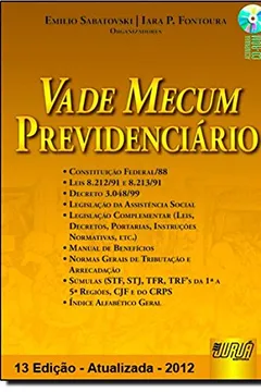Livro Vade Mecum Previdenciario - Resumo, Resenha, PDF, etc.