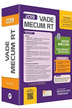 Livro Vade Mecum RT 2019 - Resumo, Resenha, PDF, etc.